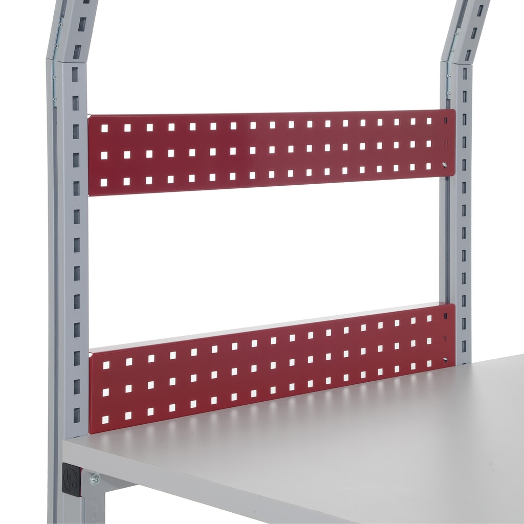Lochrückwand für Rocholz Packtische FLEX, HxBxT 100 x 1.000 x 30 mm Produktabbildung: Lochrückwand für Rocholz Packtische FLEX, HxBxT 100 x 1.000 x 30 mm