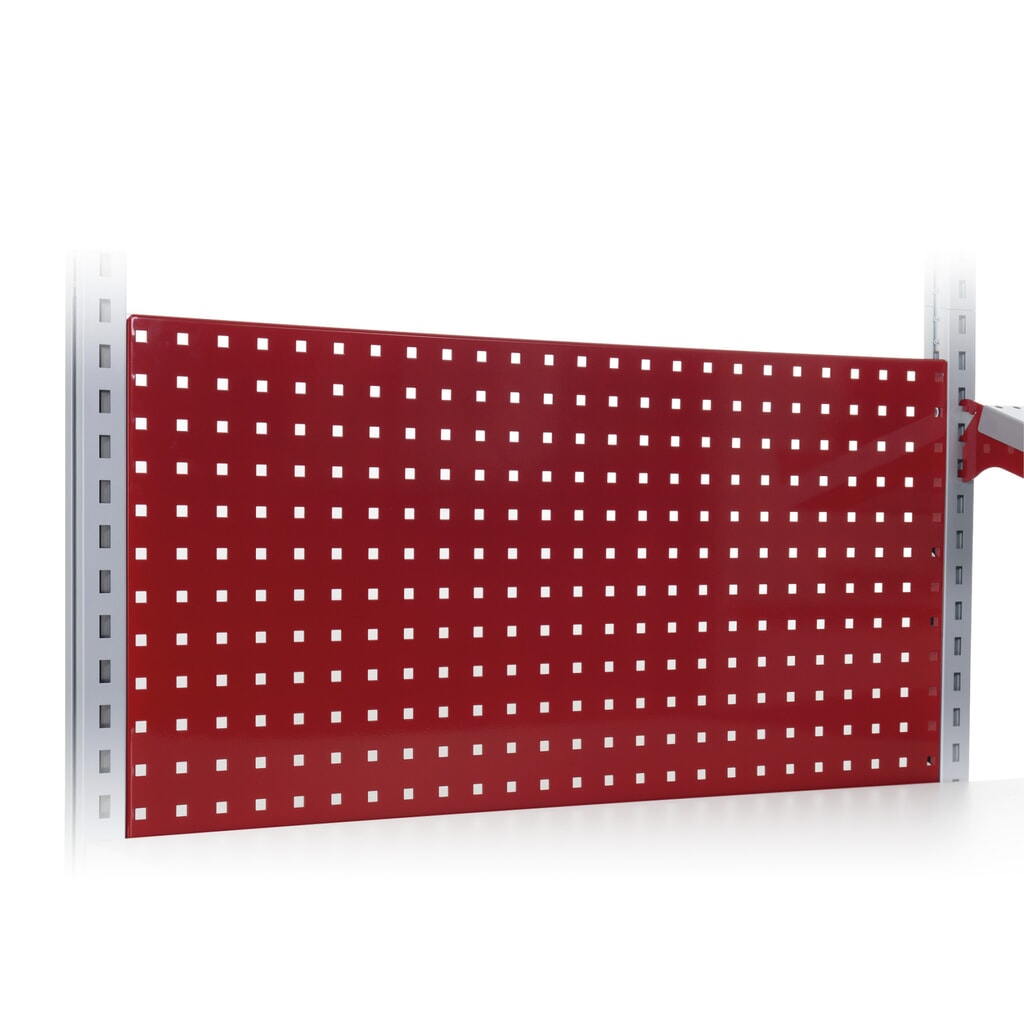 Produktabbildung: Lochrückwand für Rocholz Packtische FLEX, HxBxT 500 x 1.000 x 30 mm