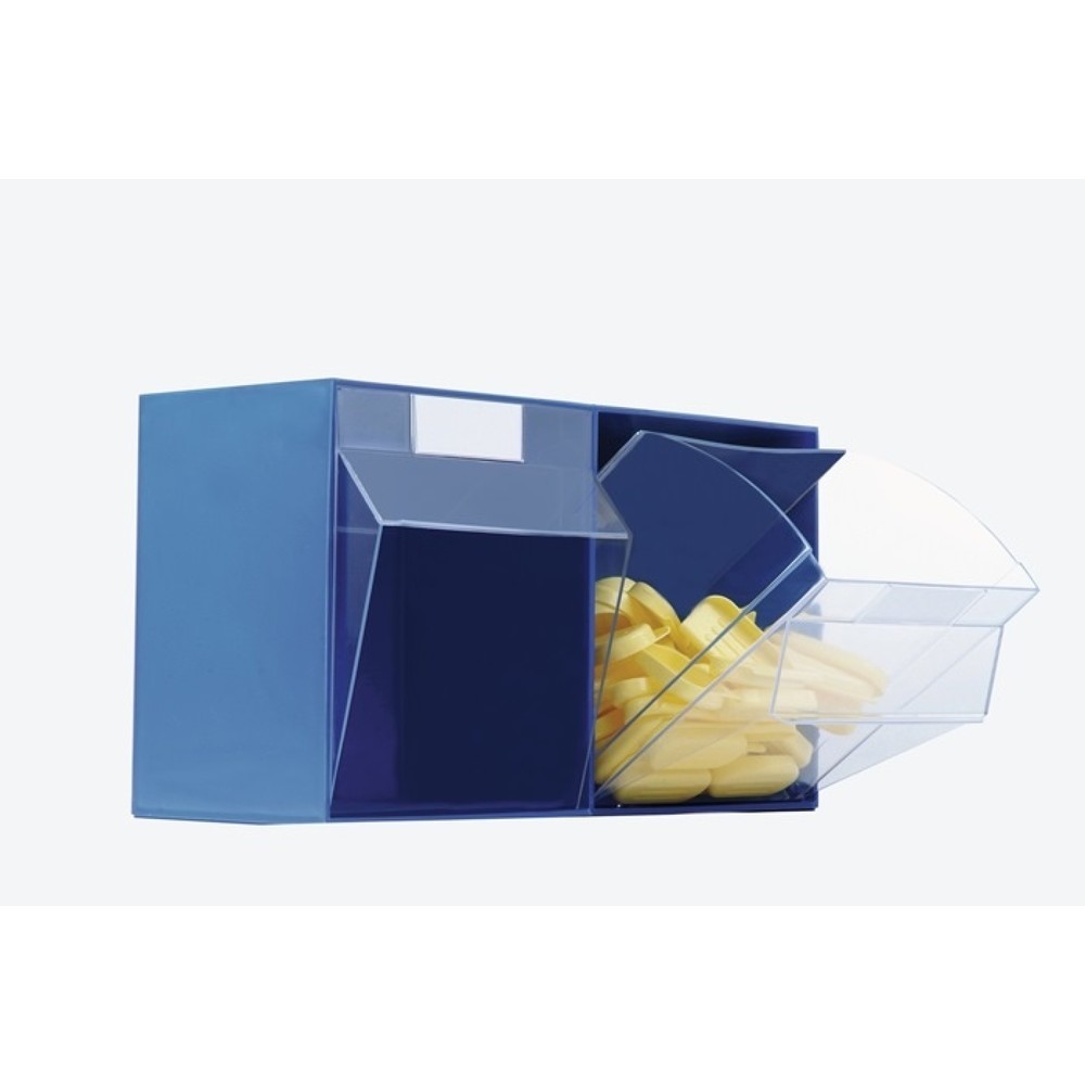 Produktabbildung Nr. 2: LOCKWEILER Klarsichtmagazin, 6 x B, H113xB600xT91mm, Kunststoff beige