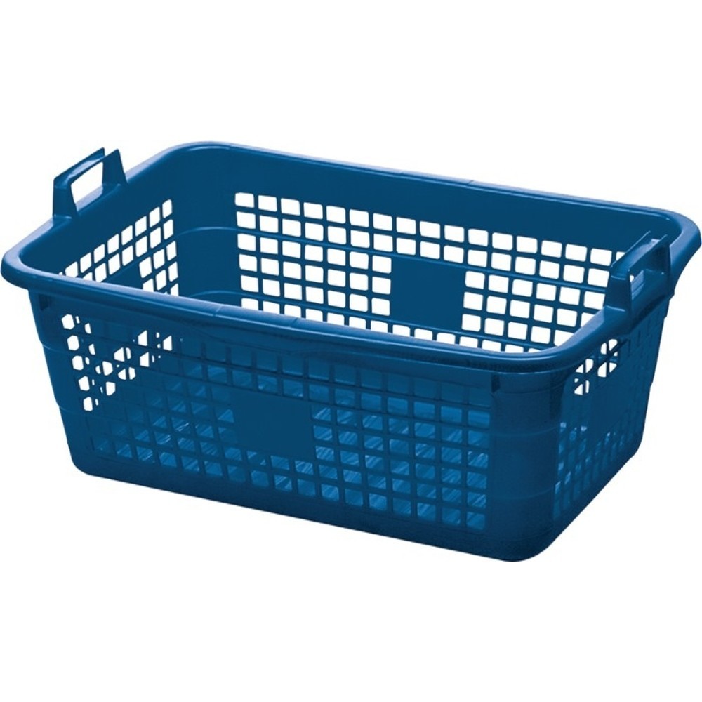 Produktabbildung: LOCKWEILER Korb, 45 l Polyethylen blau, L620xB425xH250mm