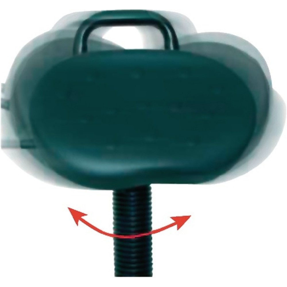 Produktabbildung Nr. 3: LOTZ Stehhilfe, Sitzhöhenverstellung 645-825 mm, Integralschaum, Stahlrohr schwarz