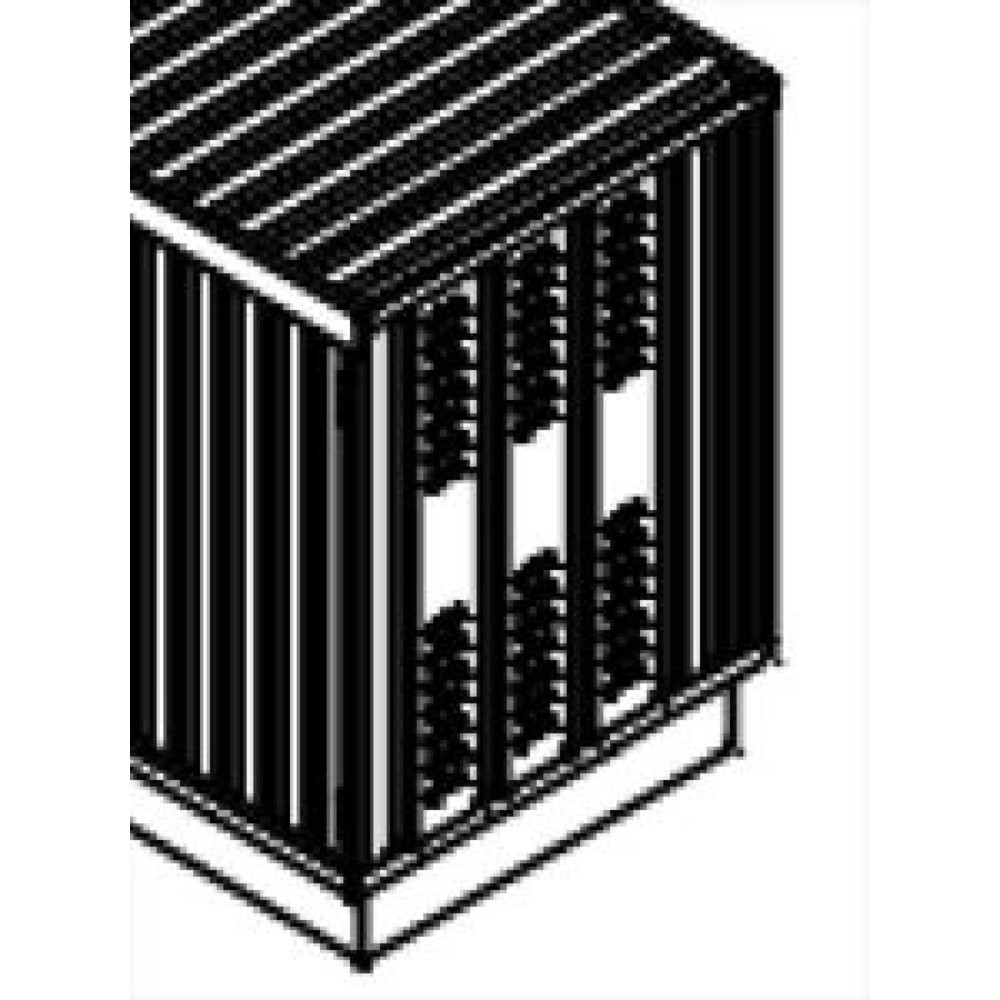 Produktabbildung Nr. 2: Lüftungskiemen für SAFE Tank Gefahrstoffcontainer