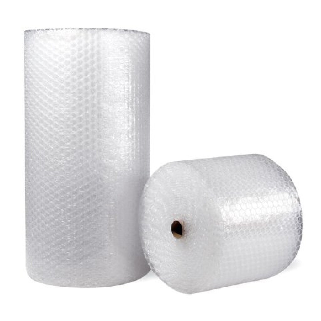 Luftpolster-Folie, 2-lagig, 100 µ, BxL 500 mm x 30 lfm, großnoppig Produktabbildung: Luftpolster-Folie, 2-lagig, 100 µ, BxL 500 mm x 30 lfm, großnoppig