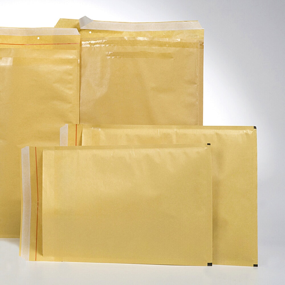 Produktabbildung Nr. 1: Luftpolsterversandtaschen, Innenmaß LxB 300 x 445 mm, goldgelb