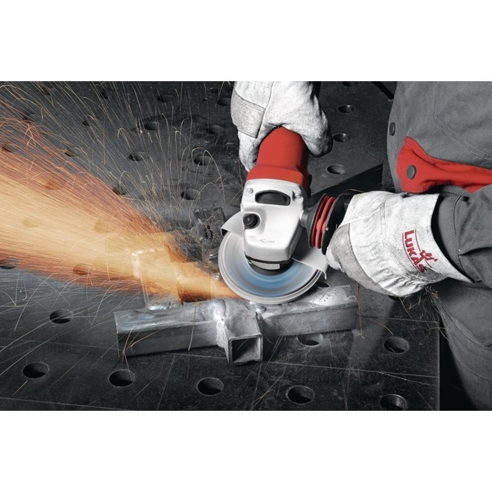 Produktabbildung Nr. 3: LUKAS Fächerscheibe V2 POWER ZK, Durchmesser 125 mm Körnung 40 flach, Stahl Zirkonkorund