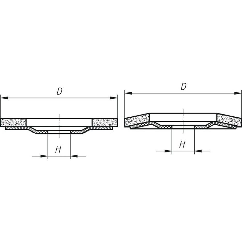 Produktabbildung Nr. 2: LUKAS Polierteller P6PT D.125mm Bohrungs-D.22,23mm P 240 fine weiß