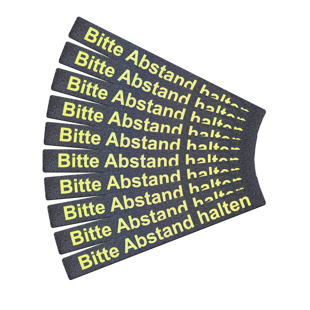 Bitte Abstand halten, LxB 100 x 800 mm Produktabbildung: Bitte Abstand halten, LxB 100 x 800 mm