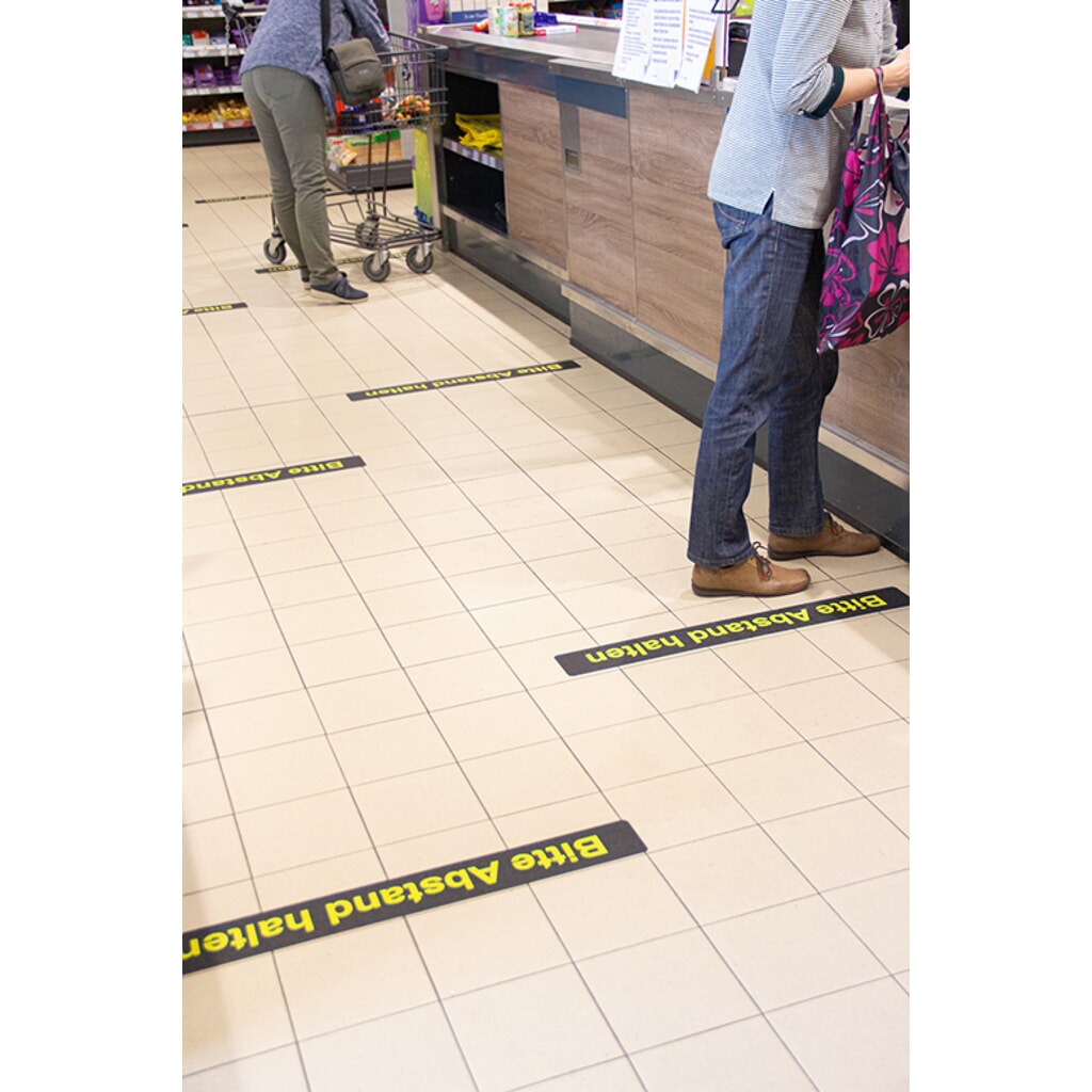 Produktabbildung Nr. 3: Bitte Abstand halten, LxB 100 x 800 mm