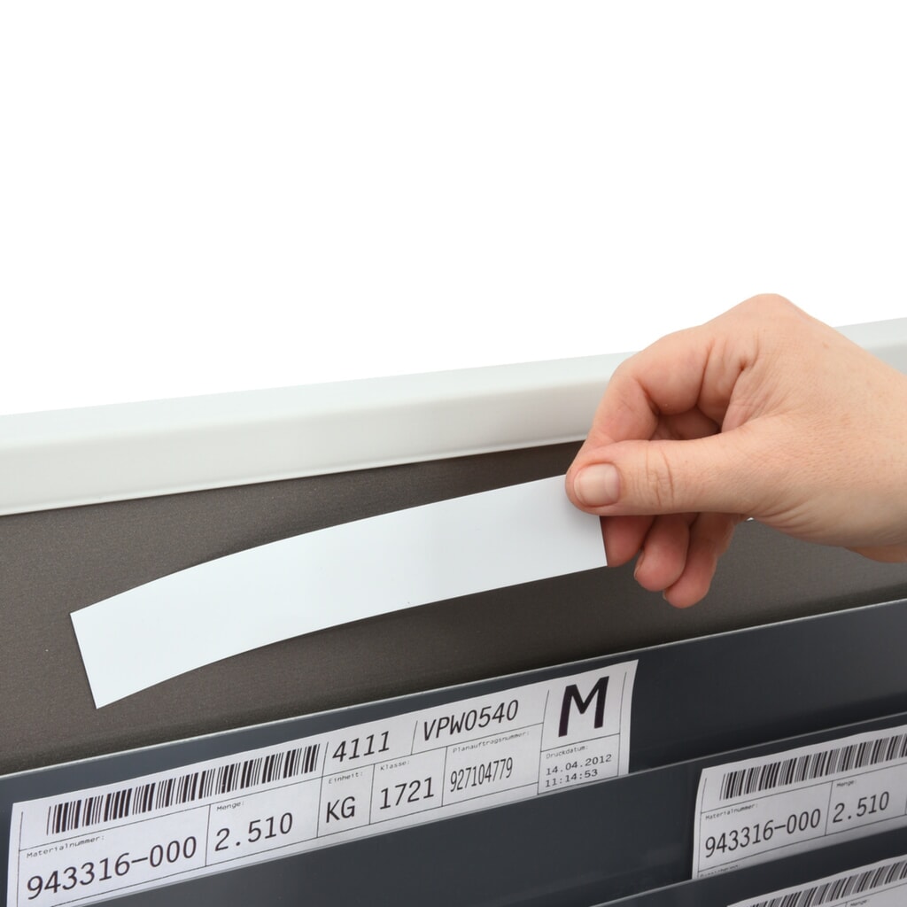 EICHNER Magnetische Beschriftungsschilder für Karten-Sortiertafel, lang, 3 Stk/VE Produktabbildung: EICHNER Magnetische Beschriftungsschilder für Karten-Sortiertafel, lang, 3 Stk/VE