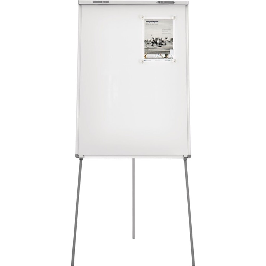 magnetoplan® Flipchart Junior SP, weiß, Schreibfläche B680xH1045mm, höhenverstellbar bis 1,85 m Produktabbildung: magnetoplan® Flipchart Junior SP, weiß, Schreibfläche B680xH1045mm, höhenverstellbar bis 1,85 m