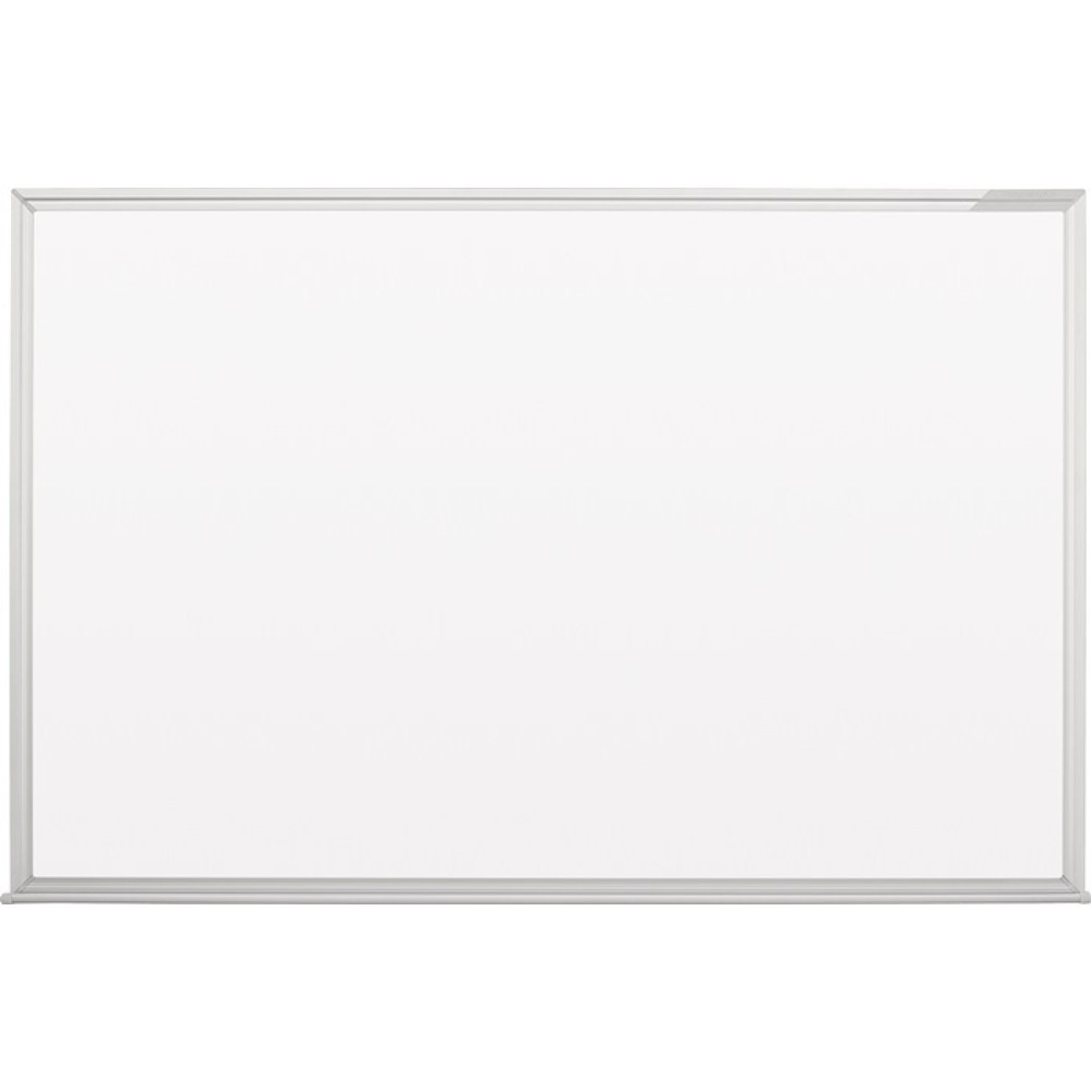 Produktabbildung: magnetoplan® Schreibtafel, Stahlblech weiß magnetisch, B600xH450mm, mit Aluminiumrahmen