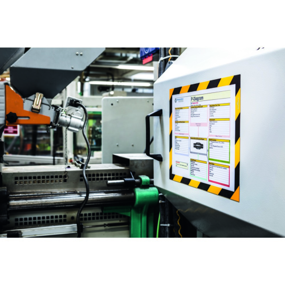 Produktabbildung Nr. 5: Magnetrahmen DURABLE DURAFRAME® Security, DIN A4, gelb/schwarz