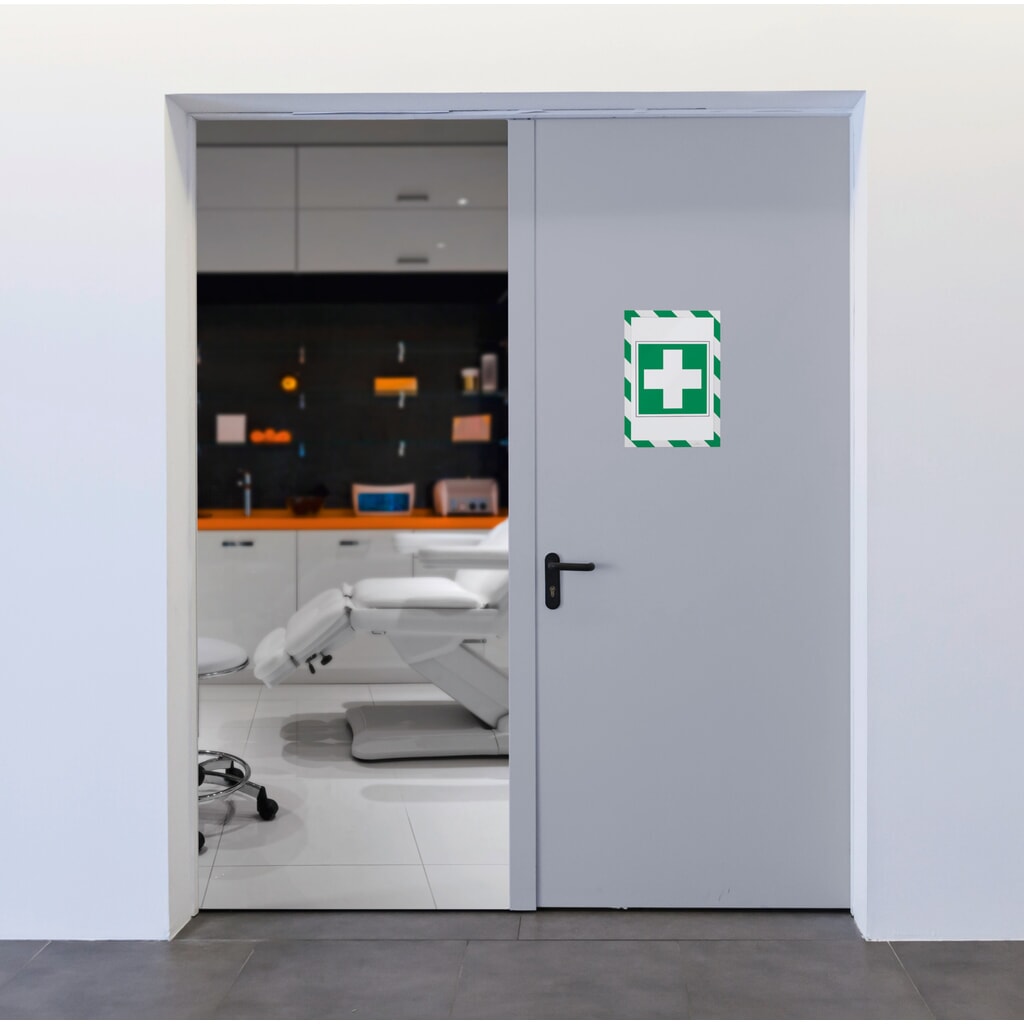 Produktabbildung Nr. 6: Magnetrahmen DURABLE DURAFRAME® Security, DIN A4, grün/weiß