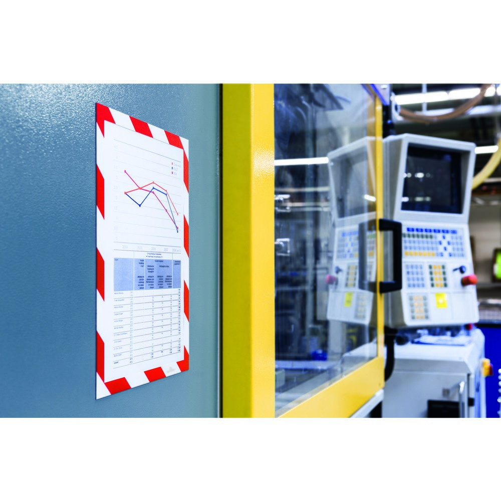 Produktabbildung Nr. 6: Magnetrahmen DURABLE DURAFRAME® Security, DIN A4, rot/weiß