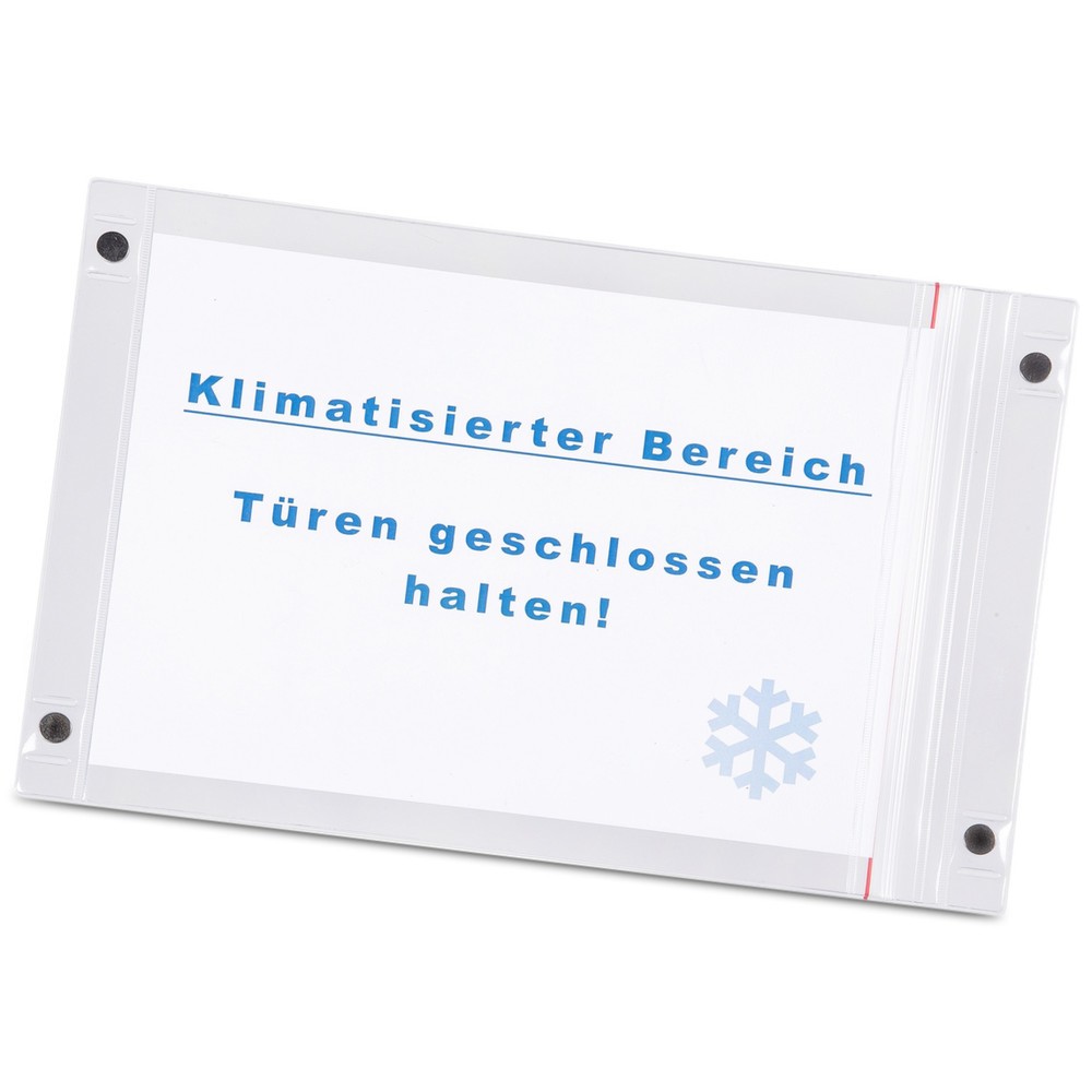 Produktabbildung Nr. 1: Magnettasche DIN A4, hoch, 5 Stk/VE