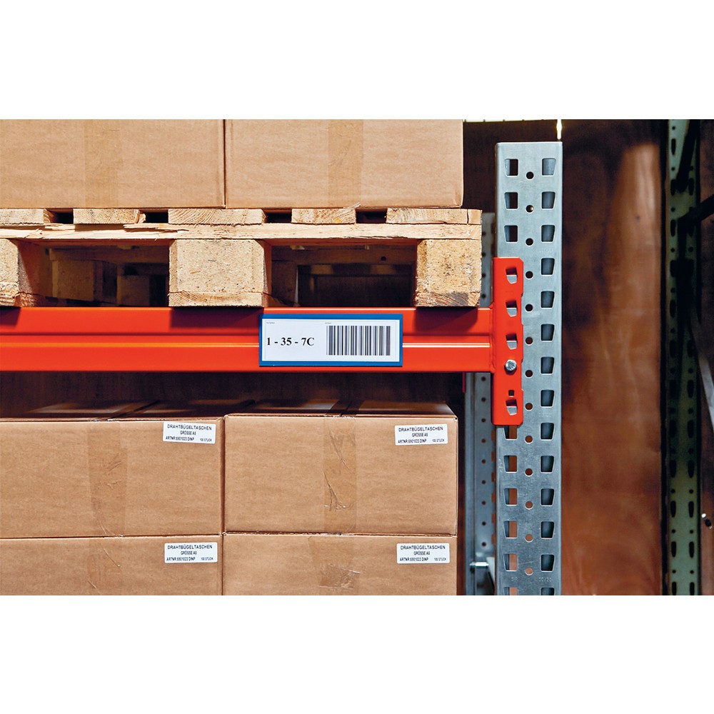 Produktabbildung Nr. 3: Magnettaschen, 50 Stk/VE, DIN A6 quer, Einschub oben
