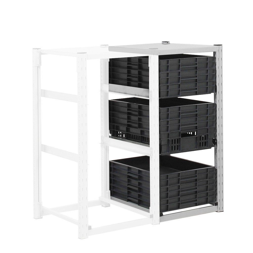 Produktabbildung Nr. 2: ManOrga Behälterregal für Euroboxen, AF, HxBxT 1.000 x 307 x 400 mm