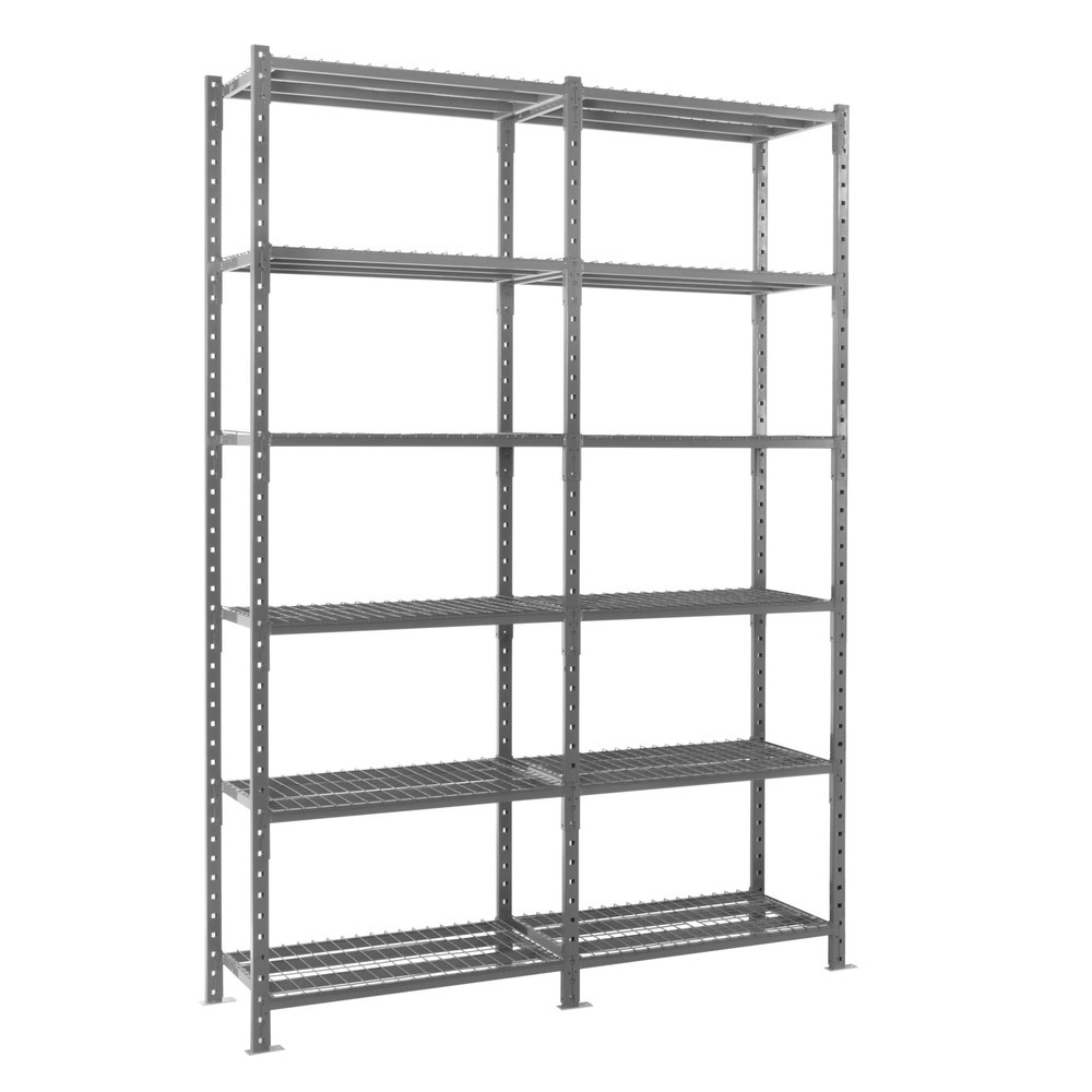Produktabbildung Nr. 2: ManOrga Fachbodenregal, AF, mit Gitterböden, FL 460 kg, HxBxT 3.000 x 1.260 x 500 mm