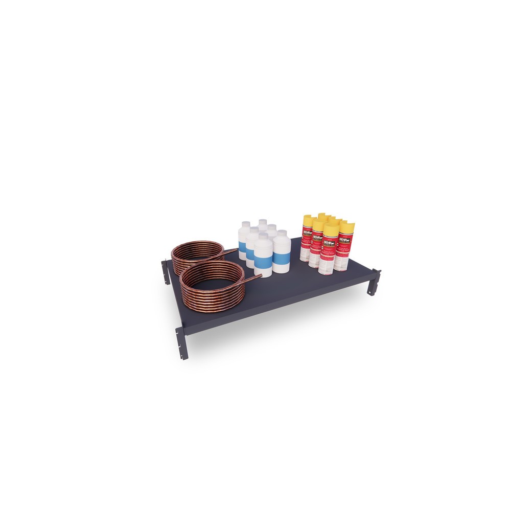 Produktabbildung Nr. 3: ManOrga Fachbodenregal graphitgrau mit Stahlblechböden, Fachlast 460 kg, HxBxT 2.500 x 1.300 x 610 mm