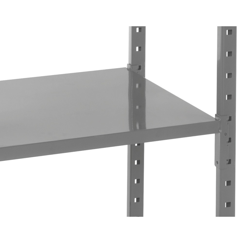 Produktabbildung Nr. 5: ManOrga Fachbodenregal graphitgrau mit Stahlblechböden, Fachlast 460 kg, HxBxT 2.500 x 1.300 x 610 mm