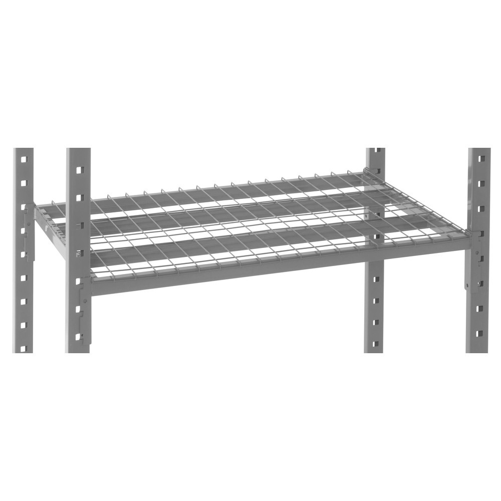 Produktabbildung Nr. 3: ManOrga Fachbodenregal graphitgrau mit Gitterböden, Fachlast 500 kg, HxBxT 2.500 x 1.050 x 510 mm
