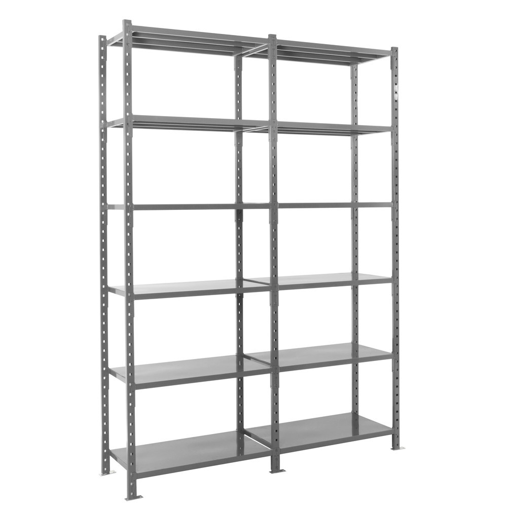 Produktabbildung Nr. 2: ManOrga Fachbodenregal graphitgrau mit Stahlblechböden, Fachlast 500 kg, HxBxT 3.000 x 1.050 x 510 mm