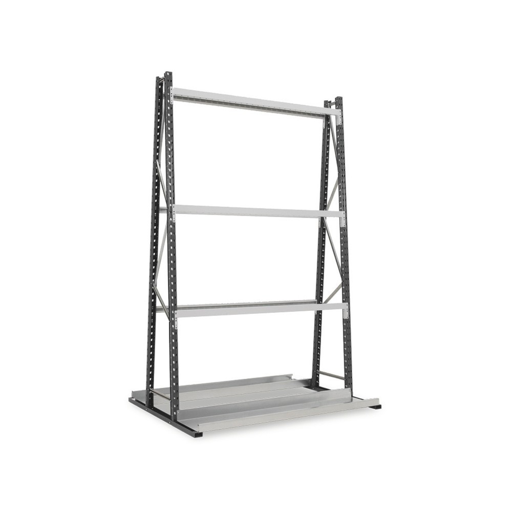 Produktabbildung: ManOrga Vertikalregal, doppelseitig, GF, HxBxT 2.500 x 1.800 x 680 mm