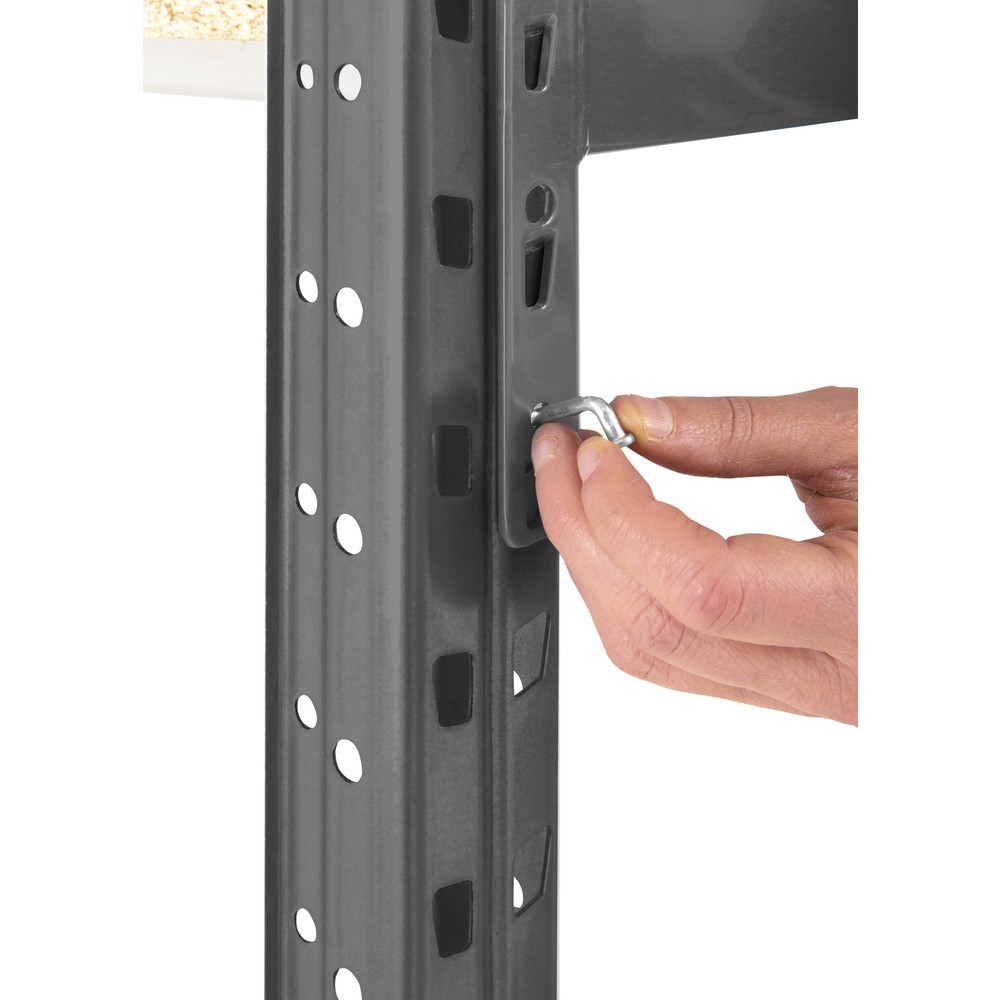 Produktabbildung Nr. 2: ManOrga Weitspannregal, mit Spanplatten, GF, HxBxT 2.500 x 2.700 x 800 mm