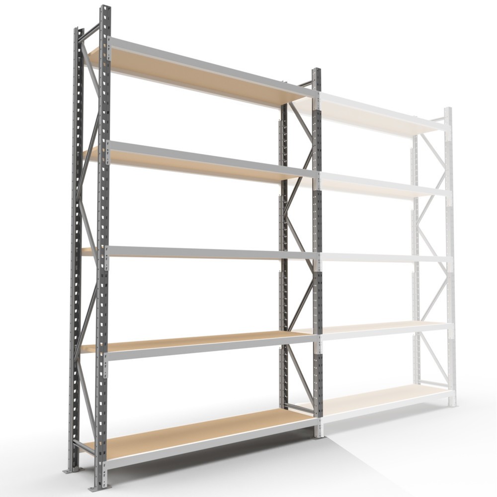 Produktabbildung Nr. 5: ManOrga Weitspannregal, mit Spanplatten, GF, HxBxT 3.000 x 1.800 x 600 mm