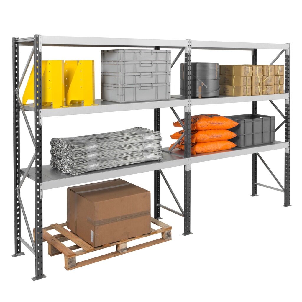 Produktabbildung Nr. 6: ManOrga Weitspannregal, mit Stahlpaneelen, GF, FL 710 kg, HxBxT 2.500 x 2.250 x 600 mm