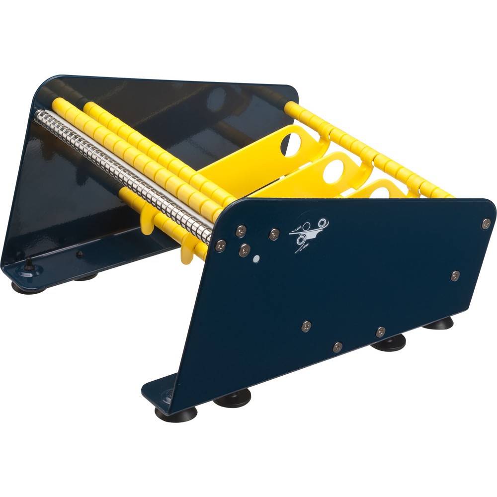 Produktabbildung: Manueller Etikettenspender, Nutzbreite 212 mm, 3 Rollenteilungen