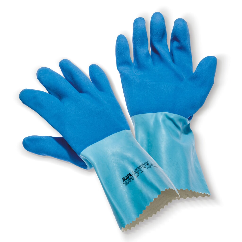 Produktabbildung: MAPA® Chemikalienschutz-Handschuhe Jersette 301, Größe 10