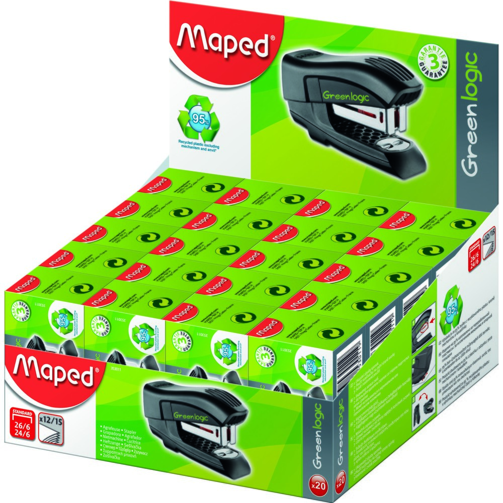 Produktabbildung Nr. 1: Maped Hefter GREENLOGIC Standard Mini 24/6