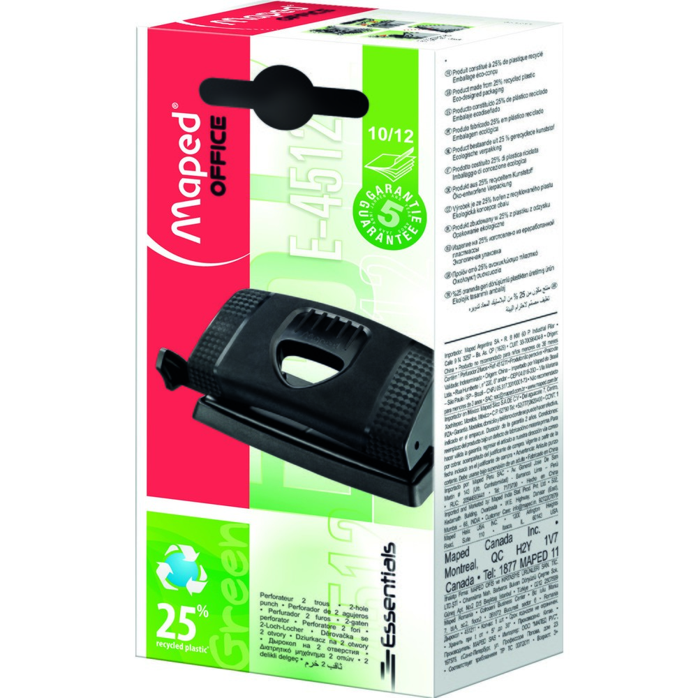Produktabbildung: Maped Locher ESSENTIALS GREEN 10/12