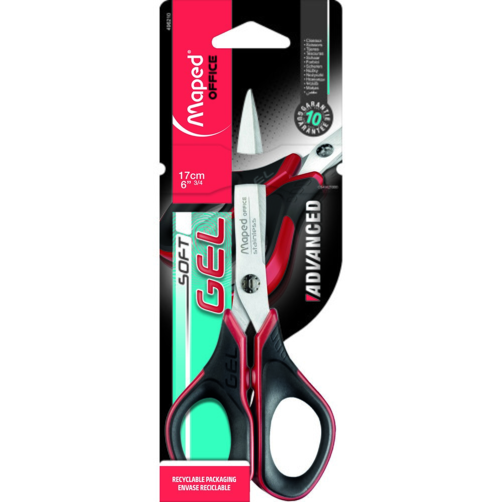 Produktabbildung: Maped Schere ADVANCED GEL 17 cm symmetrisch