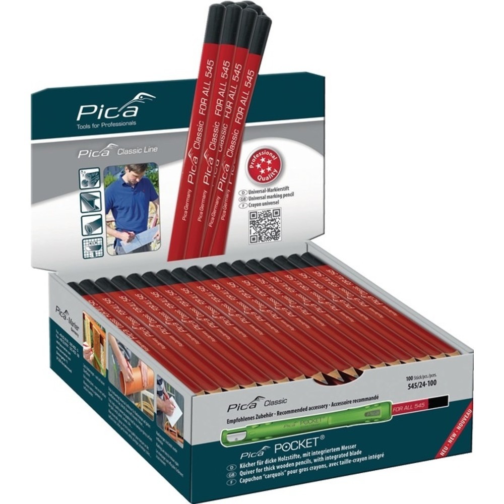 Produktabbildung Nr. 2: Markierstift Classic FOR ALL L.23cm gespitzt PICA