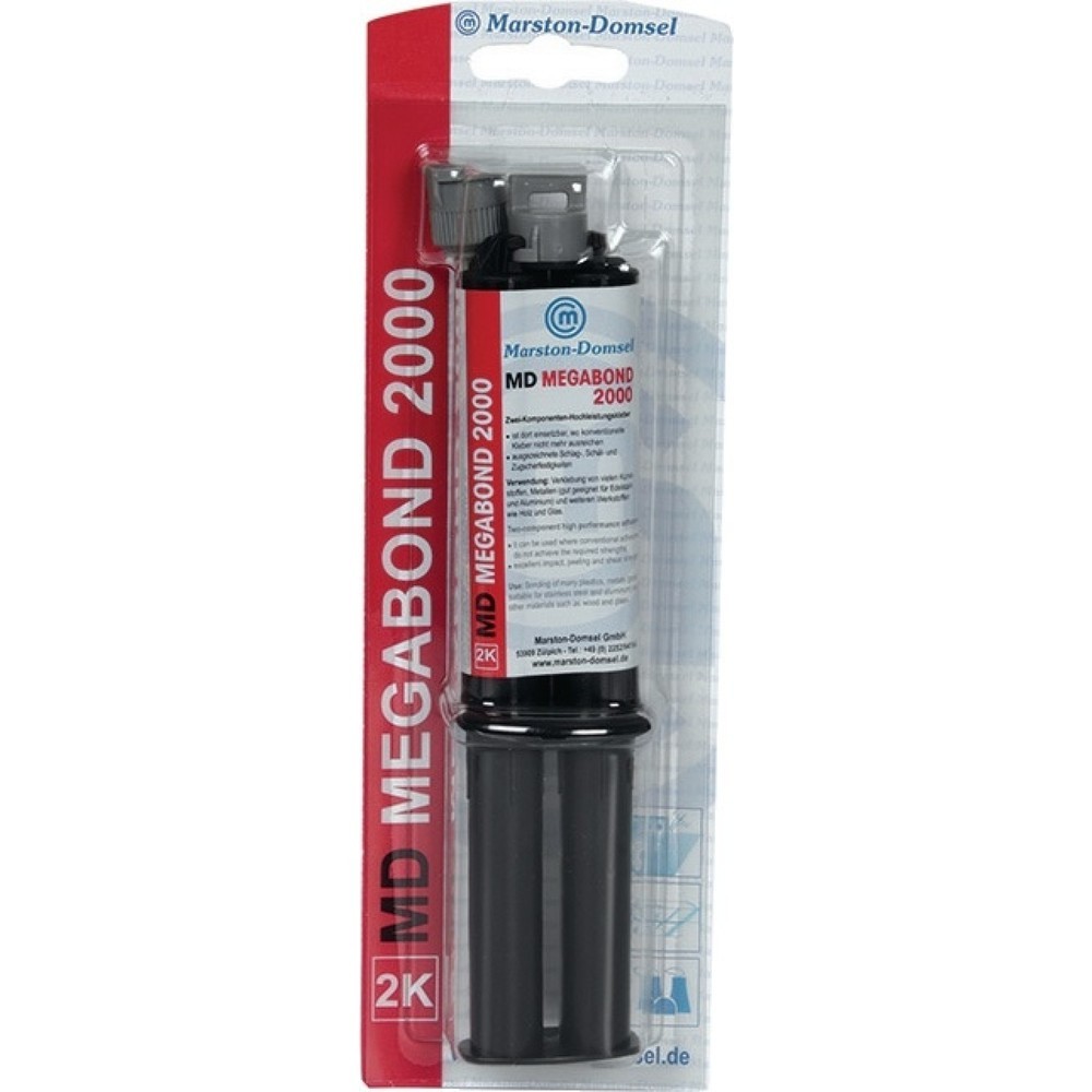 Produktabbildung: MARSTON 2K-Hochleistungskleber MD-Megabond 2000 50g milchig Doppelkart