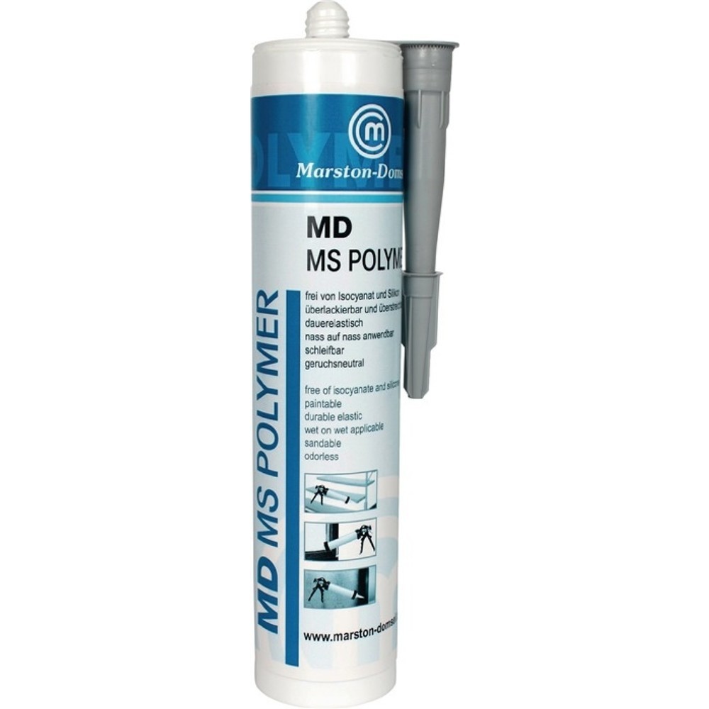 Produktabbildung: MARSTON Kleb- u.Dichtstoff MD-MS Polymer weiß 440g Kartusche