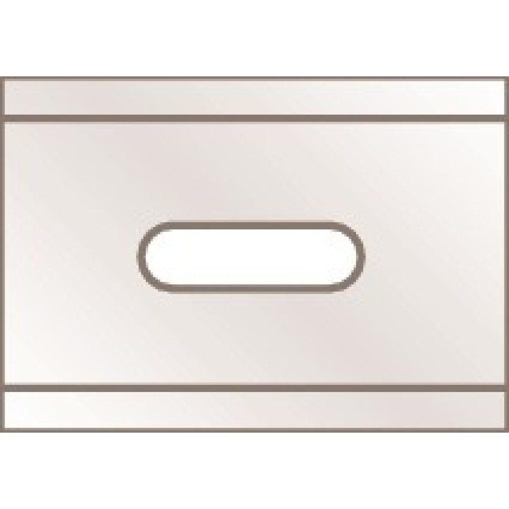 Produktabbildung: MARTOR® Industrieklinge Nr.92043 L.26mm B.18,5mm S.0,4mm 10St./Spender