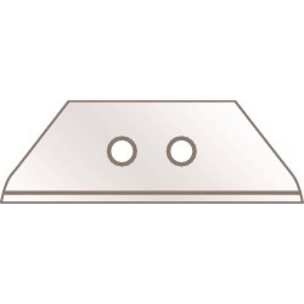 Produktabbildung: MARTOR® Trapezklinge 60099 L55,5xB19xS0,63mm m.Lochung 10 St./Spender