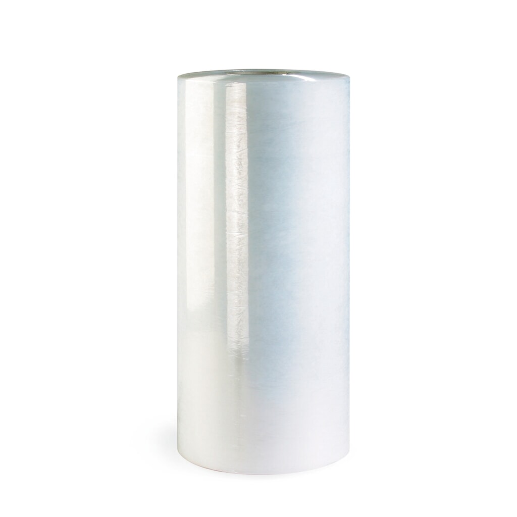 Maschinenstretchfolie, recyclebar, BxL 500 mm x 1.700 m, Stärke 20 µm, bis 250 % Vordehnung Produktabbildung: Maschinenstretchfolie, recyclebar, BxL 500 mm x 1.700 m, Stärke 20 µm, bis 250 % Vordehnung