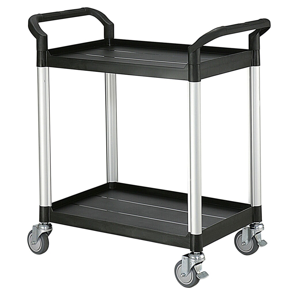 Produktabbildung: Matador Etagenwagen 808E schwarz - 2 Etagen