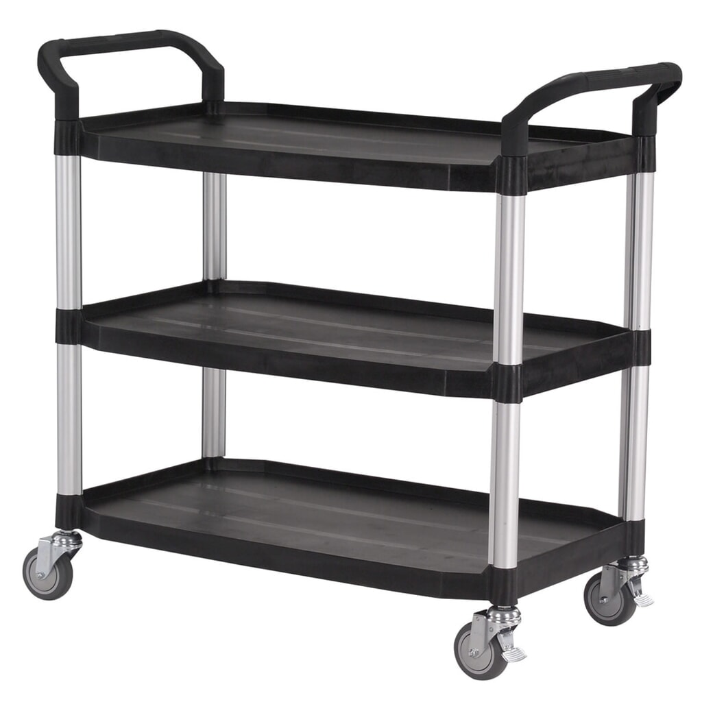 Matador Etagenwagen 808LA schwarz - 3 Etagen Produktabbildung: Matador Etagenwagen 808LA schwarz - 3 Etagen