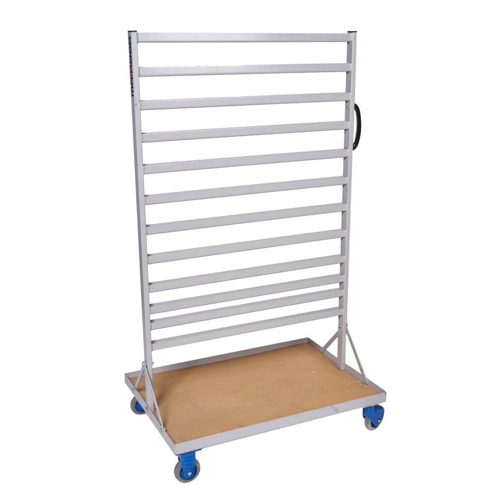 Matador - mobiler Magazinwagen für 130 Sichtlagerästen - beidseitig nutzbar Produktabbildung: Matador - mobiler Magazinwagen für 130 Sichtlagerästen - beidseitig nutzbar