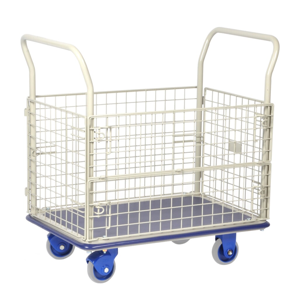 Prestar Plattformwagen mit Gitterbox PR-Nf-307-P Produktabbildung: Prestar Plattformwagen mit Gitterbox PR-Nf-307-P