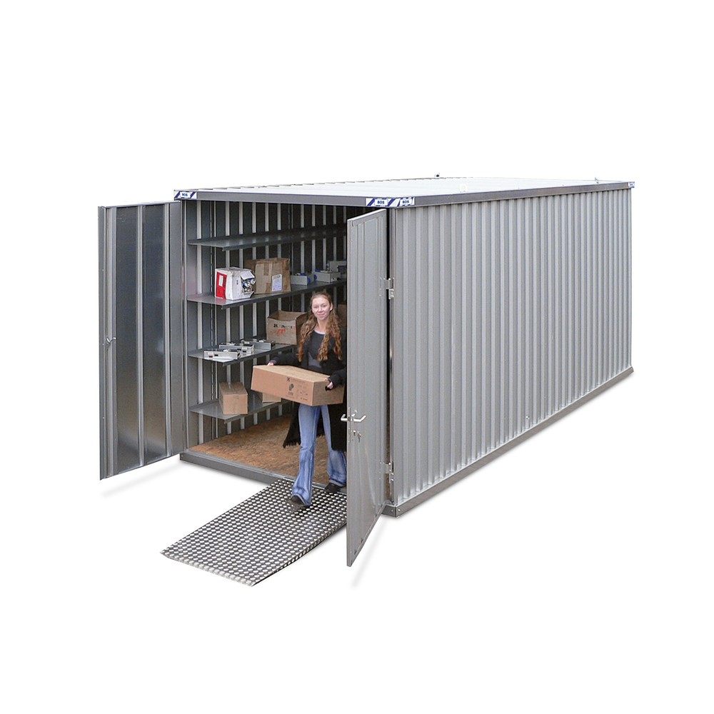 Produktabbildung Nr. 2: BOS® Materialcontainer, verzinkt, HxBxT 2.445 x 2.300 x 6.100 mm