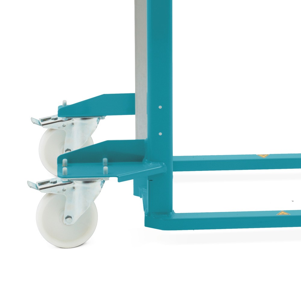 Produktabbildung Nr. 2: Materialheber Ameise® mit Gabelaufnahme, Polyamid-Bereifung