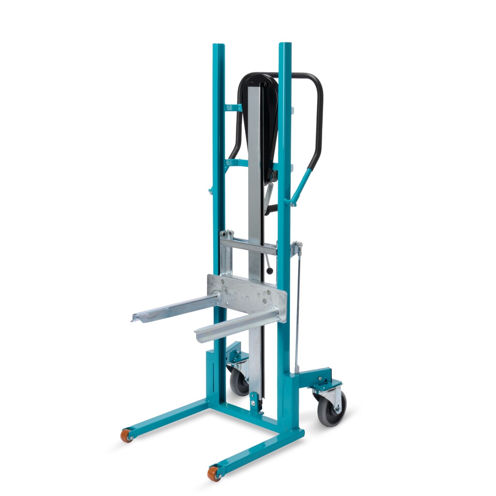 Hebelift Ameise® mit Gabelzinken, Tragkraft 250 kg, TPE-Bereifung Produktabbildung: Hebelift Ameise® mit Gabelzinken, Tragkraft 250 kg, TPE-Bereifung