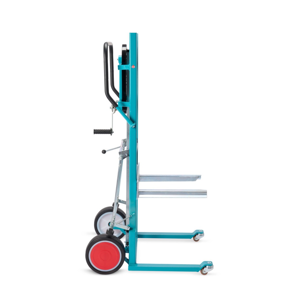 Produktabbildung Nr. 13: Materialheber Ameise® mit Gabelzinken, Tragkraft 250 kg, Vollgummi-Bereifung