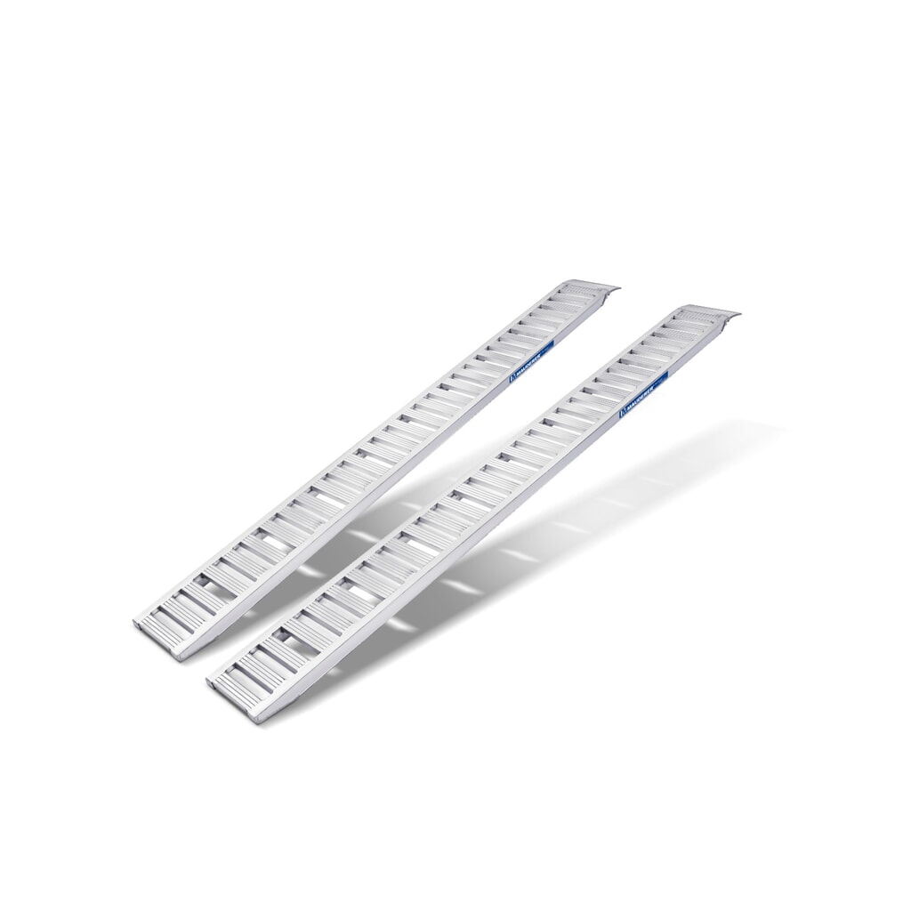 MAUDERER® Verladeschienen ExtraKompakt DO, optimierte Holmhöhe 65 mm, Tragkraft/Paar 2.500 Kg, LxB 2.450 x 250 mm Produktabbildung: MAUDERER® Verladeschienen ExtraKompakt DO, optimierte Holmhöhe 65 mm, Tragkraft/Paar 2.500 Kg, LxB 2.450 x 250 mm